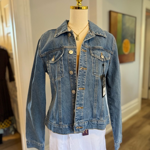 Hudson Jeans Jackets & Blazers - Hudson Jeans Blue Jean Jacket Cropped Classic